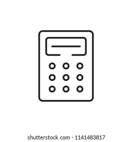 Calculator Modern Simple UI Vector Icon