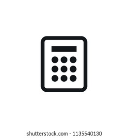 Calculator Modern Simple Vector Icon