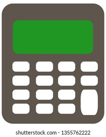 Calculator multiple icon trendy icon on white background for web graphic
