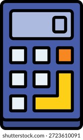 Calculadora Novo Vetor de Design de Ícone Criativo