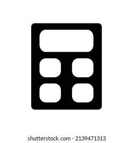 calculator new icon vector symbol