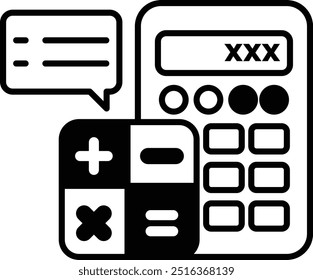 Uma calculadora com o número