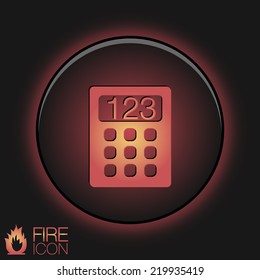 calculator. office sign