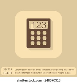 calculator. office sign