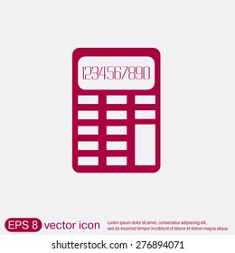 calculator. office sign