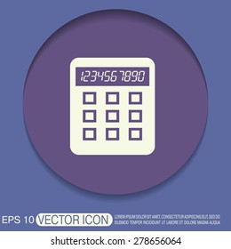 calculator. office sign