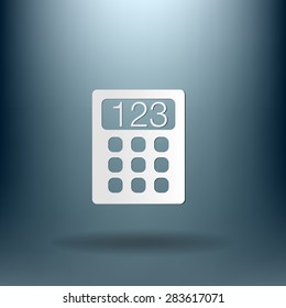 calculator. office sign
