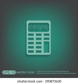 calculator. office sign