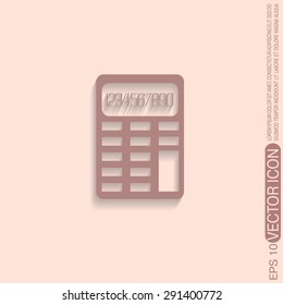 calculator. office sign