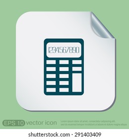 calculator. office sign