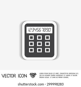 calculator. office sign