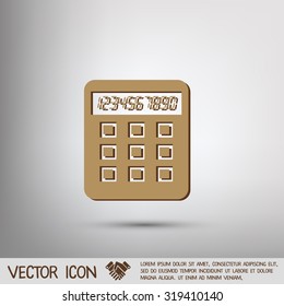 calculator. office sign