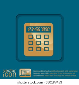 calculator. office sign