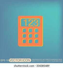 calculator. office sign