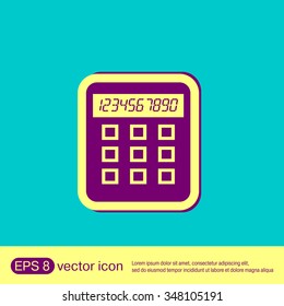 calculator. office sign