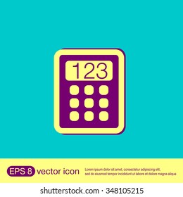 calculator. office sign
