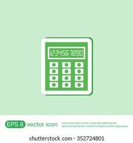 calculator. office sign