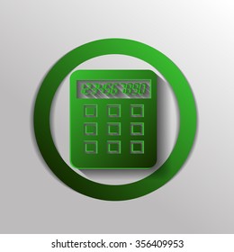 calculator. office sign