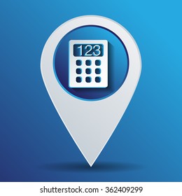 calculator. office sign