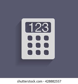 calculator. office sign