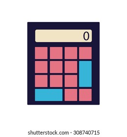 calculator on a white background