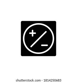 Calculator scale icon (vector illustration)