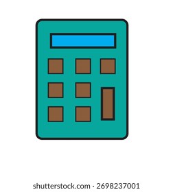 calculator set up in the page nicely 