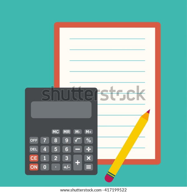 Calculator, sheets of\
paper and a pencil.\
