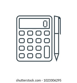 calculator sign icon