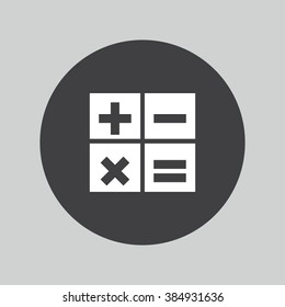 Calculator sign icon.