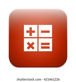 Calculator sign icon.