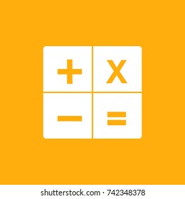 Calculator sign icon 