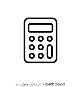 Plantilla de Vector de símbolo de signo de calculadora