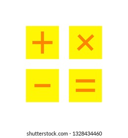 calculator sign. vector icon