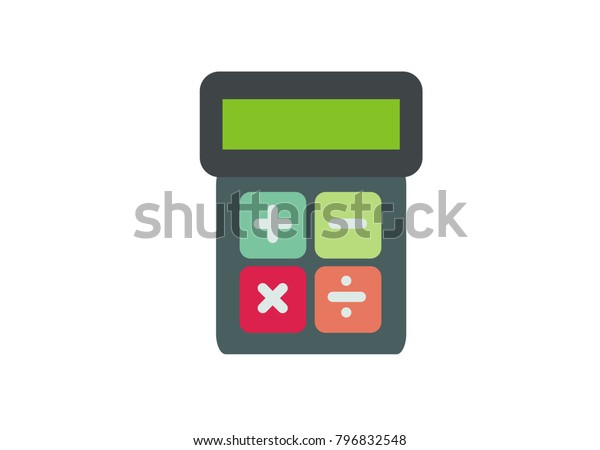 calculator simple colored\
icon