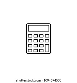 Calculator Simple Icon