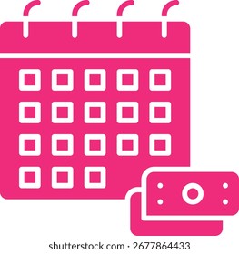 Ilustración de icono de Vector único de calculadora