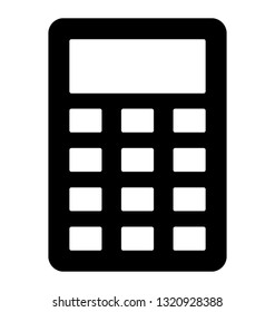 Calculator solid icon design 