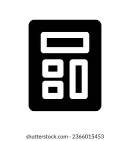 calculator solid icon. vector icon for your website, mobile, presentation, and logo design.