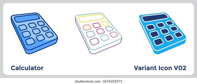 A calculadora acelera a solução de problemas e os cálculos complexos, essenciais para sessões de estudo eficientes. Azul, Azul Plano, Estilo Dualtone.