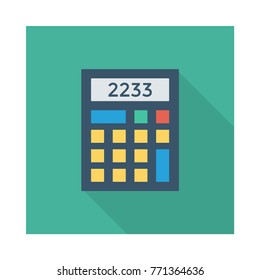 calculator square flat