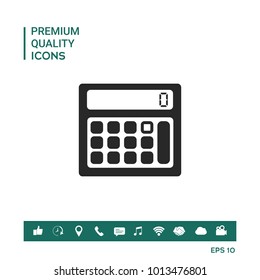 Calculator symbol icon