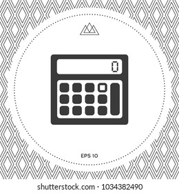 Calculator symbol icon