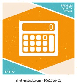 Calculator symbol icon