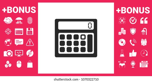 Calculator symbol icon