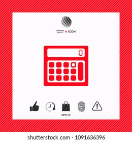 Calculator symbol icon
