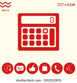 Calculator symbol icon