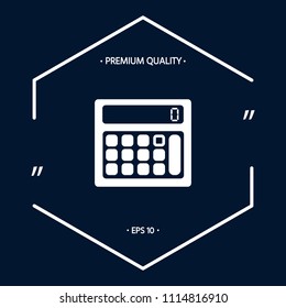 Calculator symbol icon