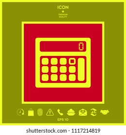 Calculator symbol icon