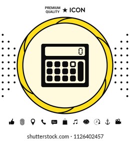 Calculator symbol icon